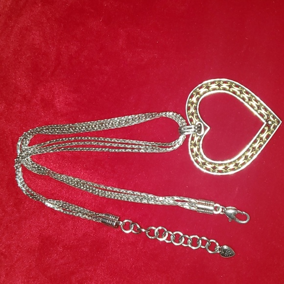 Brighton Seville Open Heart Triple Strand Necklace - Picture 3 of 4